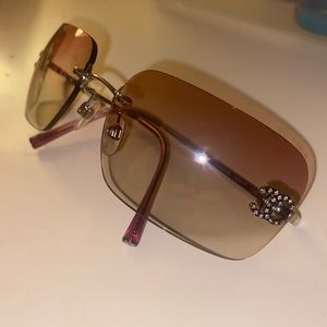 Authentic Chanel Vintage Rimless Sunglasses!